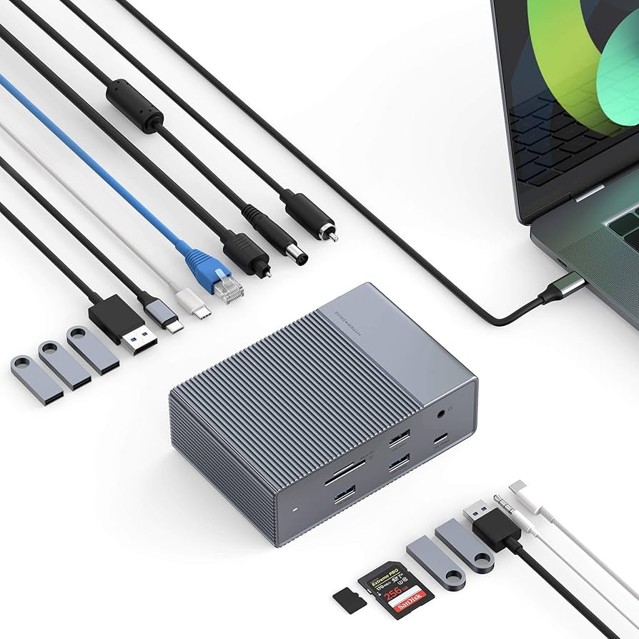 Amazon.com: Hyper HyperDrive GEN2 16-in-1 Thunderbolt 3 Dock